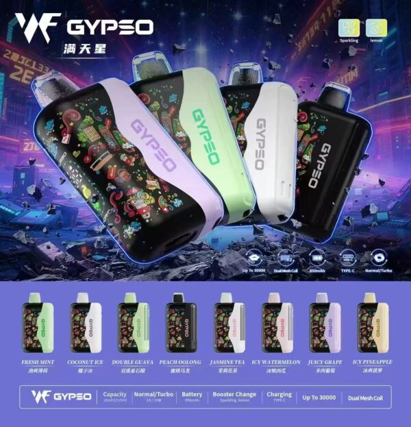 王嘉爾同款 GYPSO滿天星拋棄式30000口